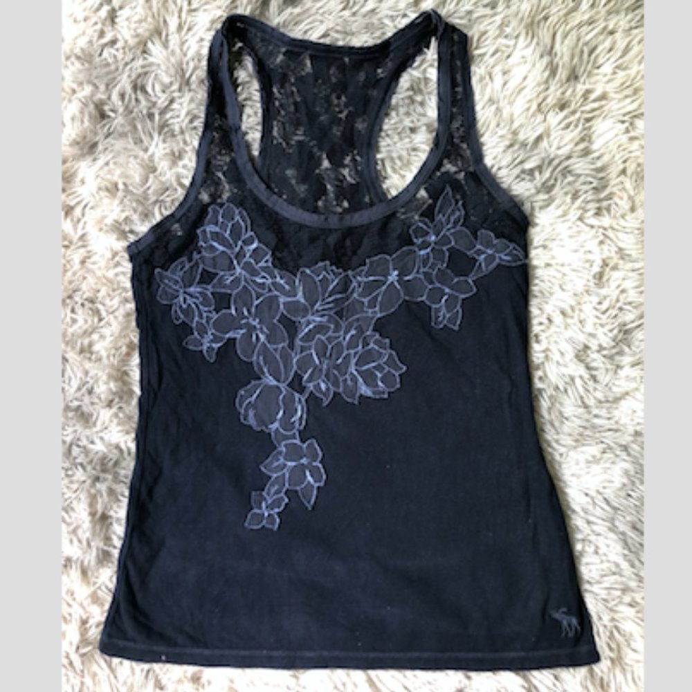 Navy Abercrombie Tank Top